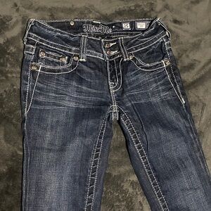 Miss Me Women's Deep Indigo Boot Cut Jeans